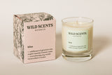 bliss ~ wildflowers scented candle handcrafted by Wild Scents Botanics