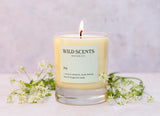 joy ~ lemon verbena scented candle handcrafted by Wild Scents Botanics