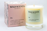 joy ~ lemon verbena scented candle handcrafted by Wild Scents Botanics